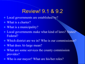 9.3 City Government - Leon County Schools