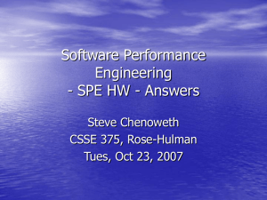 Software Performance Engineering - Rose