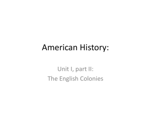 American History - Central Columbia School District