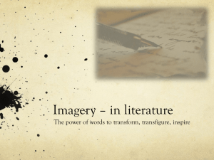 Imagery * in literature