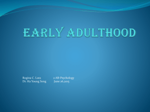 Early adulthood