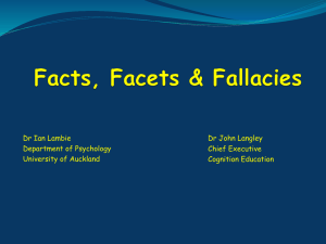 Facts, Facets & Fallacies