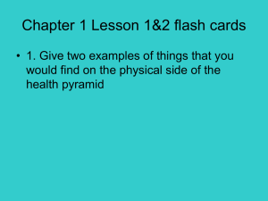 Chapter 1 Lesson 1&2 flash cards