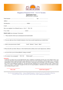 Happiness Program 8.11 – 11.11 Taraska Application form All