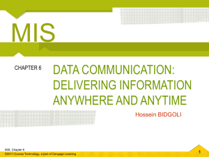 Chapter 6 Data Communication: Delivering Information Anywhere