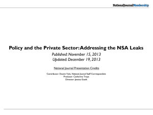 Before NSA Leaks, Tech Companies Acceded to
