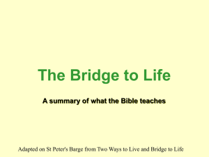 Bridge to Life - St Peter's Barge