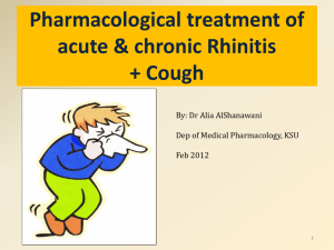 05 Rhinitis & cough