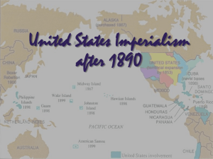 United States Imperialism after 1890