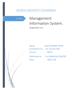 Management Information System.