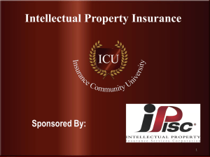Intellectual Property - Insurance Community University