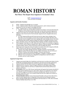 Roman History Notes: Part 3 - Empire