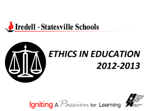 Ethics Training - Iredell