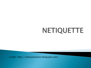 netiquette - WordPress.com