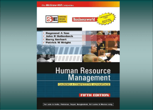 Human Resource Management 5/e