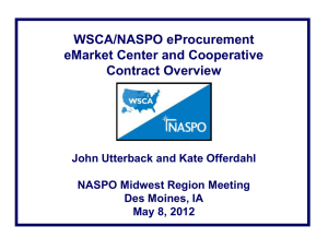 WSCA / NASPO eMarket Center