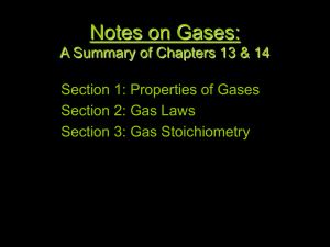 Gas Notes