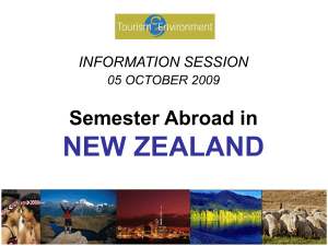 INFORMATION SESSION Semester Abroad in