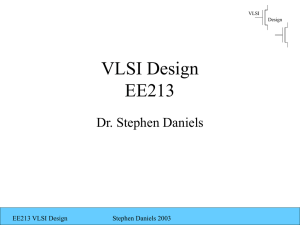 VLSI Design - School of Electronic Engineering