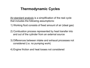 Otto Cycle Modeling
