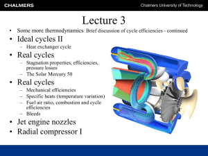 Lecture 3 - Real shaft power cycles