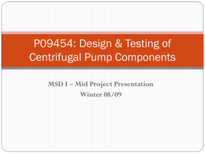 Design & Manufacture Centrifugal Pump Components