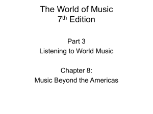 The World of Music 7th Edition
