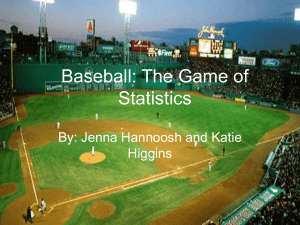 Baseball and Math