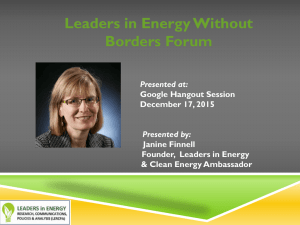 Challenges - Leaders In Energy