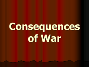 Consequences of War Committee on Public