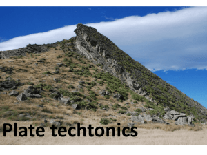 Plate tectonics and Layers of Earth