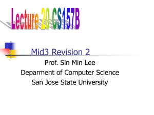 28SpCS157BMid3Revision - Department of Computer Science