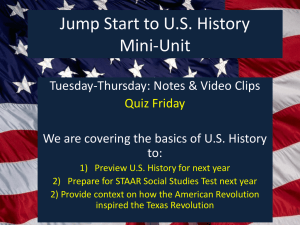 U.S. History Notes Day 1 PPT
