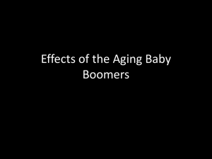 Effects of the Aging Baby Boomers