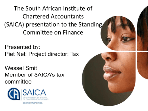 The SAICA tax forum