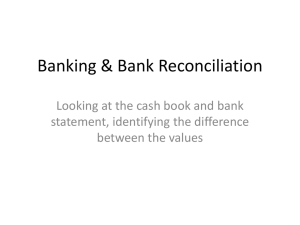 pp Bank reconciliation