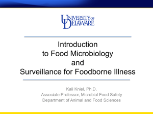 Introduction to Food Microbiology and Surveillance for Foodborne