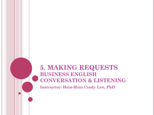 4. Making Requests