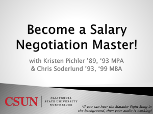 Become a Salary Negotiation Master!