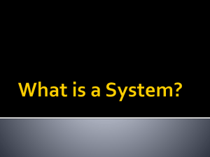 What is a System? - OCPS TeacherPress