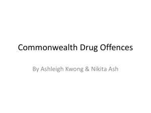 Commonwealth Drug Offences - legalstudies-HSC-aiss