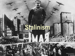 From War Communism to NEP Stalinism