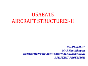 Aircraft Structures - II (U5AEA15)