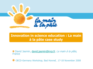 Innovation in science education