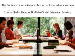 The E-Book Library - Bodleian Libraries