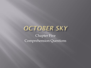 October Sky - TeacherWeb