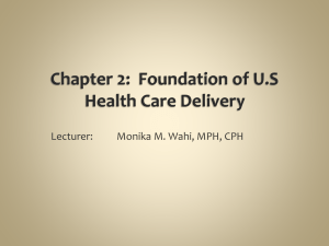 Foundation of US Health Care - DethWench Professional Services