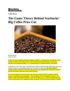 Game Theory of Coffee Prices