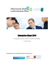 Enterprise Show 2014 - Local Enterprise Office