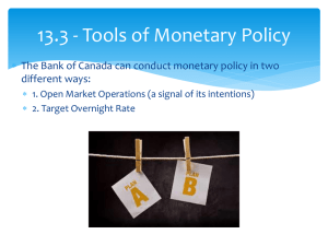 13.3 - Tools of Monetary Policy